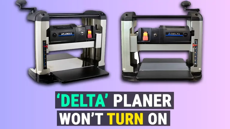 Delta planer won't turn on