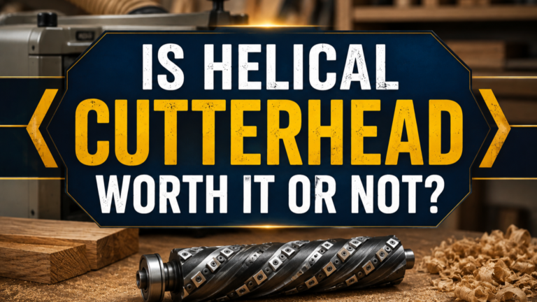 helical cutterhead for wood planer illustrating is helical cutterhead worth it or not
