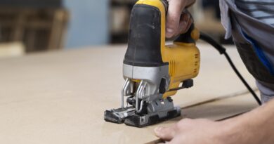 man cutting mdf board
