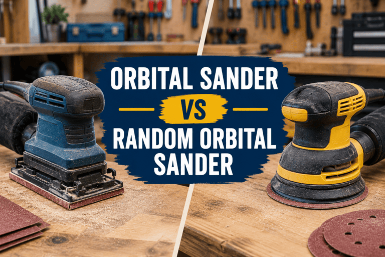 orbital sander vs random orbital sander featured image