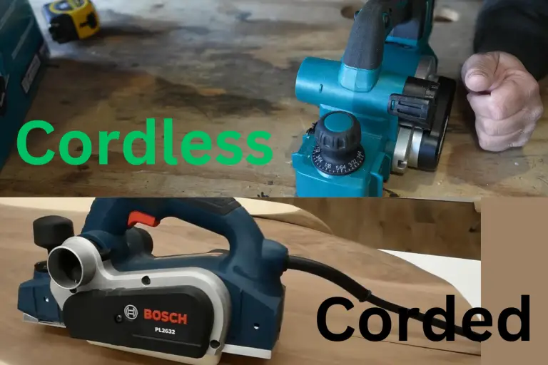 Corded vs Cordless Planer [7 Key Differences]