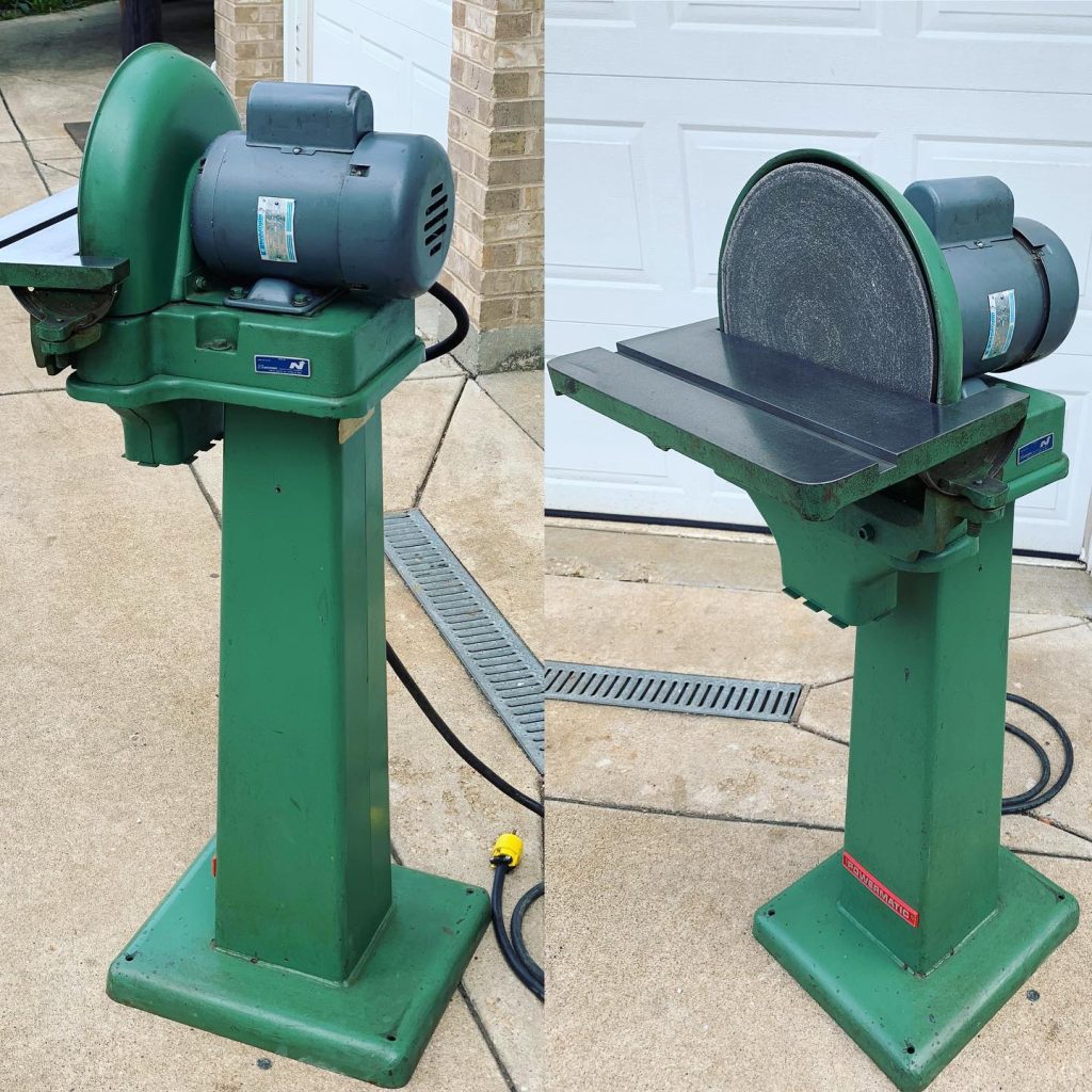 image of a disc sander