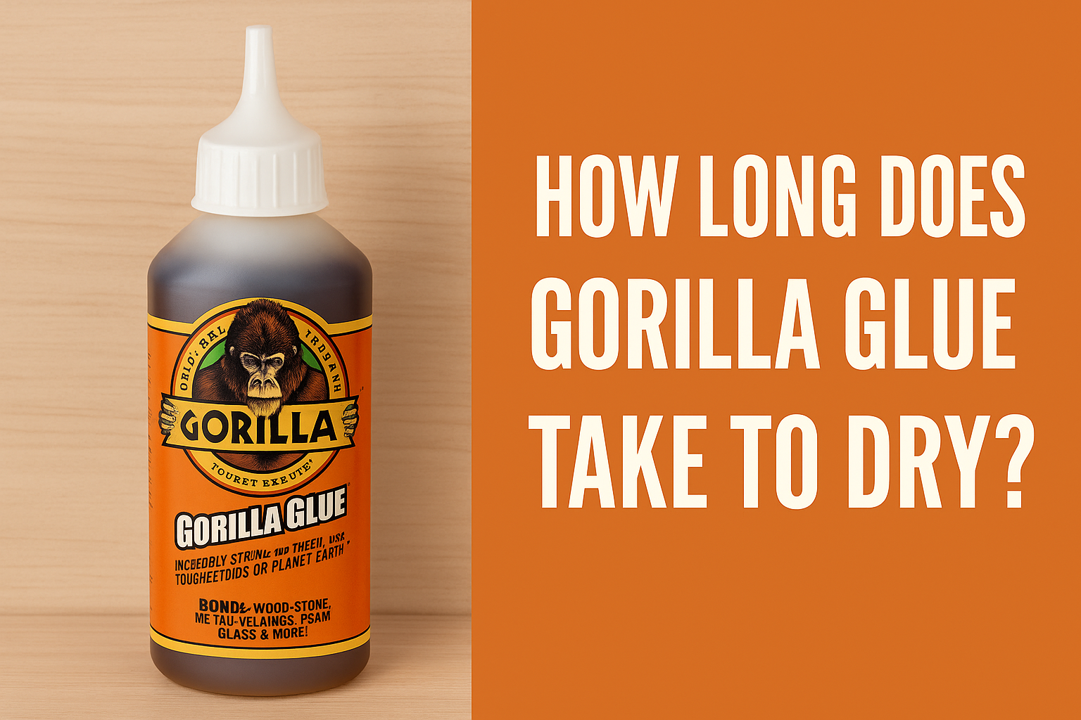 Gorilla Glue Drying Time Explained: Fastest Ways to Get a Strong Bond