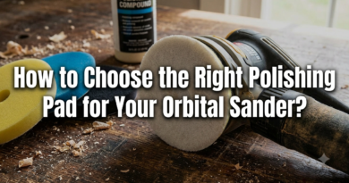 polishing pad for orbital sander