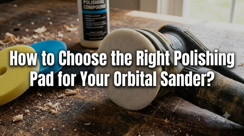 polishing pad for orbital sander