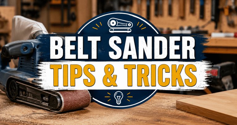 belt sander tips and tricks featured image